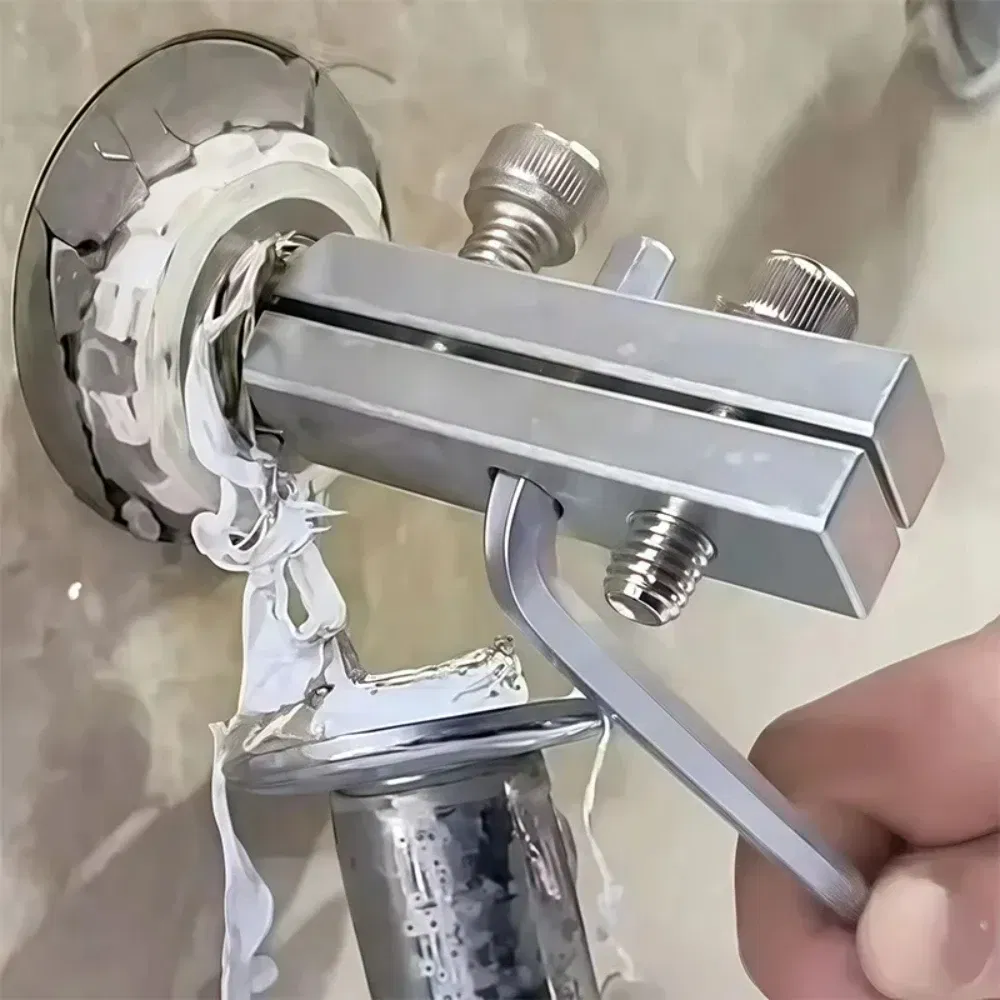 Broken wire extractor Threading Tools Tap Screw Remover Water-tap Angle Valve Repair for 4/6 Points Bolt Extractor Plumbing tool