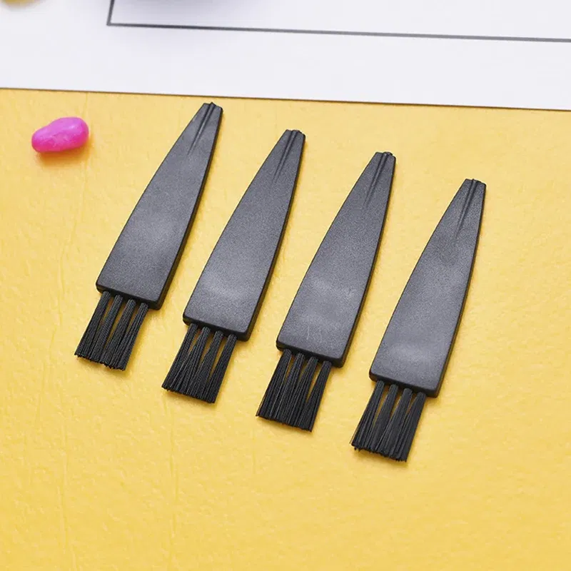 Color: black - 20pcs Mini Brushes Cleaning Dust Remover Anti Static Nylon Bristles PP Handle Portable Tool PC Keyboards Phone Electronic Device