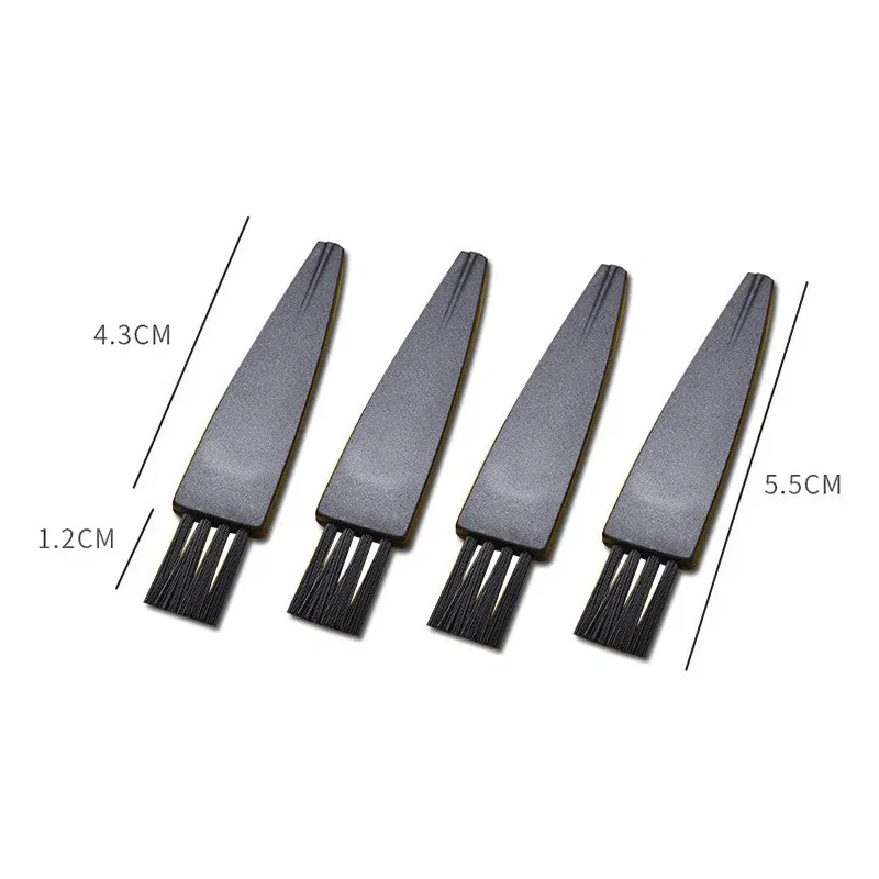 Color: black - 20pcs Mini Brushes Cleaning Dust Remover Anti Static Nylon Bristles PP Handle Portable Tool PC Keyboards Phone Electronic Device