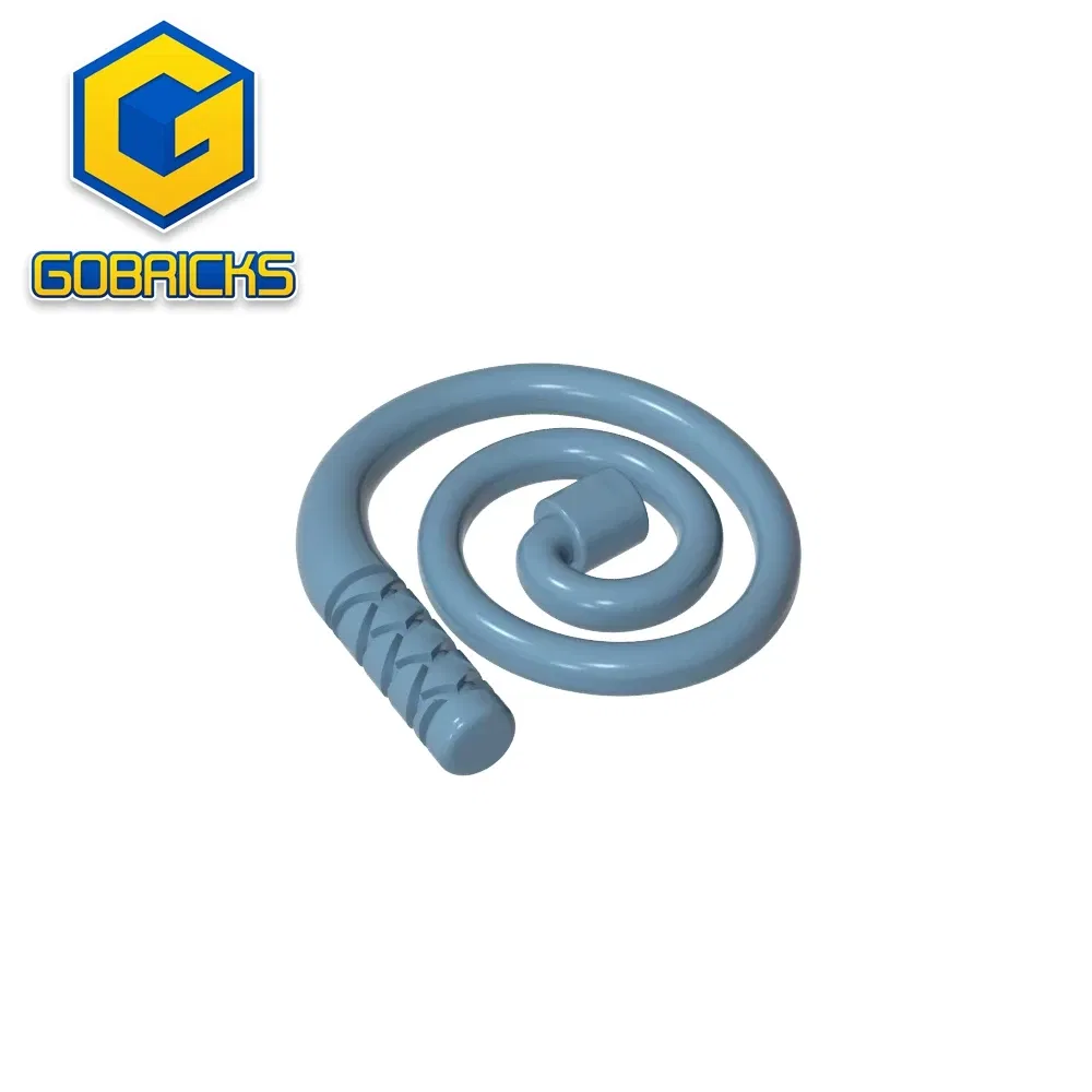 Color: Pink - Gobricks GDS-M300 Equipment Whip [Coiled] compatible with lego 61975 Assembles Building Blocks children's toys
