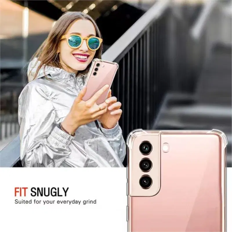 Color: Yellow - Clear Shockproof Case for Samsung Galaxy A16 A36 A25 A35 A55 A15 A54 A34 A14 A24 A05S A73 A53 A33 A23 A13 4G 5G Back Cover
