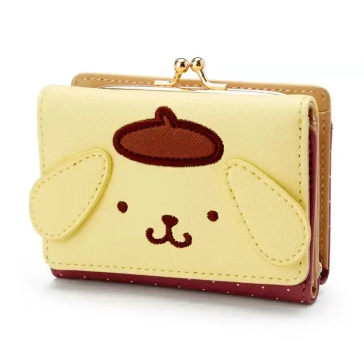 Color: Yellow - Hello Kitty Coin Purse Creative Small Wallet Wholesale Mini Purses My Melody Kuromi Keychain Wallet Lipstick Purse Kawaii Clutch