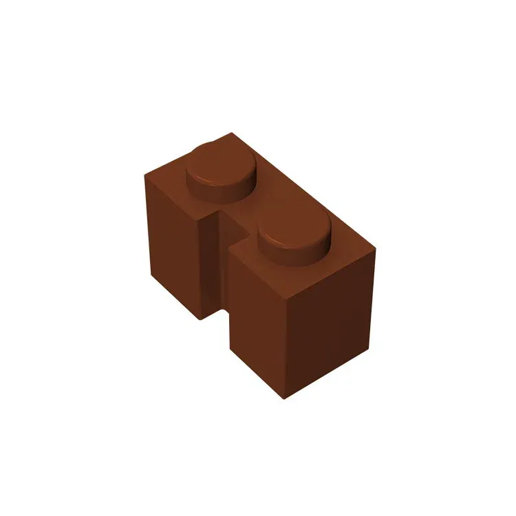 Color: Blue - Gobricks GDS-798 BRICK 1X2 W. GROOVE compatible with lego 4216 children's DIY Educational Building Blocks Technical