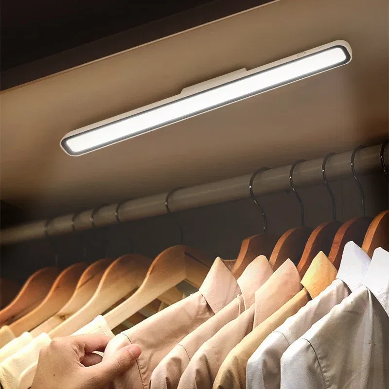 Body Color: Black - LED Desk Lamp USB Rechargeable Light Stepless Dimming Table Lamp Hanging Magnetic Bedroom Table Reading Rechargeable Night Light