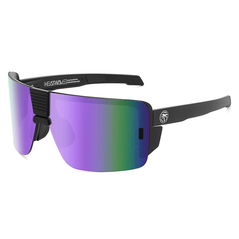 Color Name: Red - Stylish sports sunglasses, UV400 glasses for outdoor cycling, fishing and holiday gifts:HW09; with box