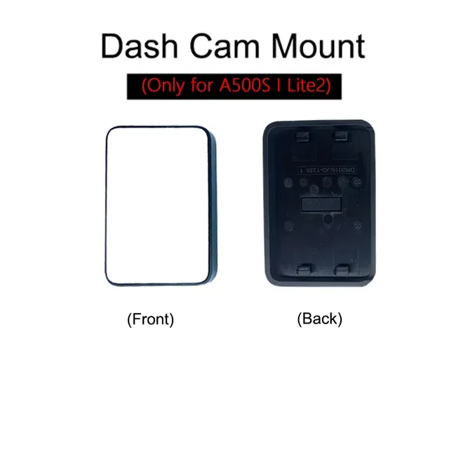 Color Name: black - For 70mai Dash Cam Pro plus + A500S LIE2 A200 Dash Cam Film and Static Stickers for 70mai A500S / LIE2 A200 Dash Cam Mount