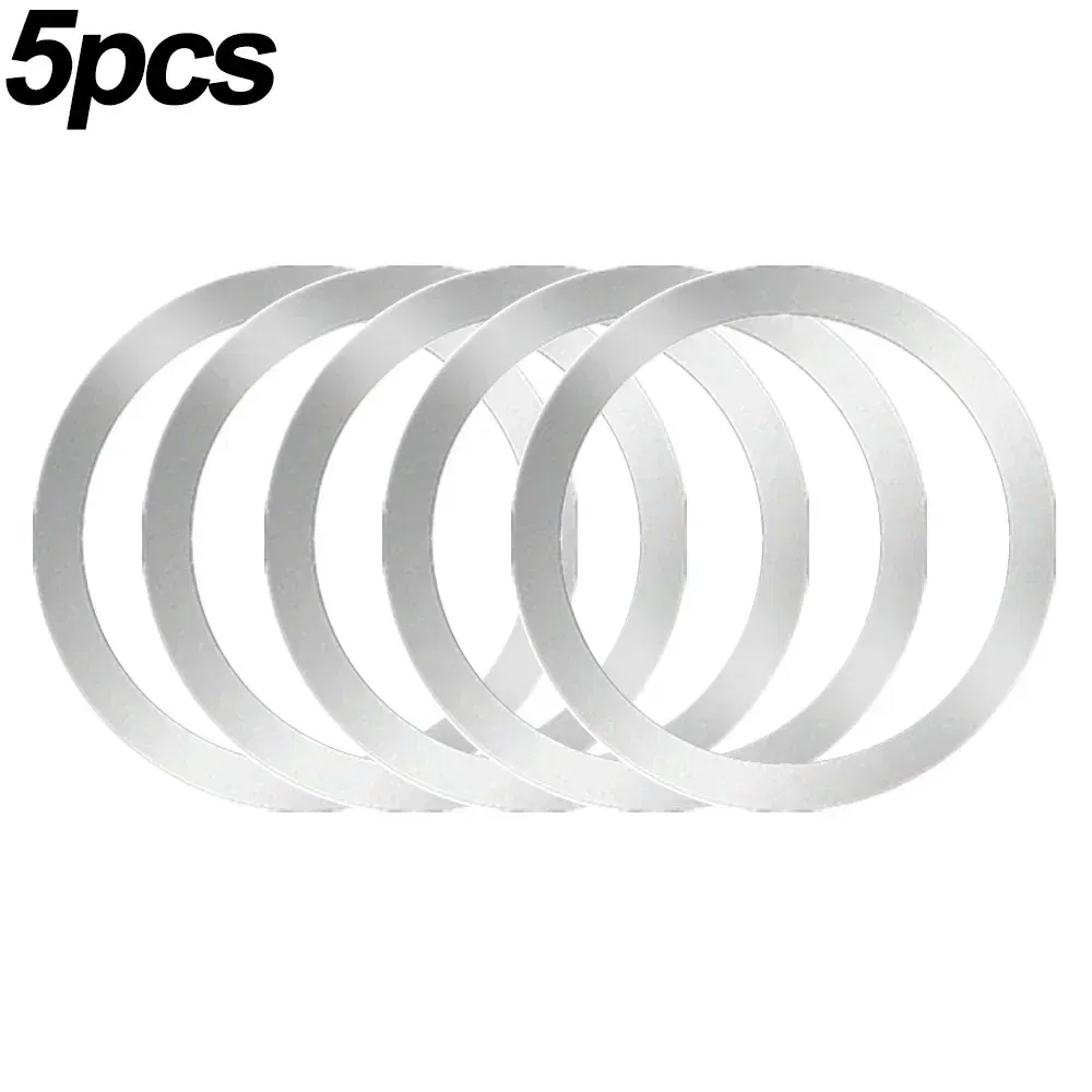Color: MULTICOLOR - 2024 Stainless Steel Universal Magnetic Metal Plate Ring For Magsafe Wireless Charger Iron Sheet Sticker Magnet Car Phone Holder