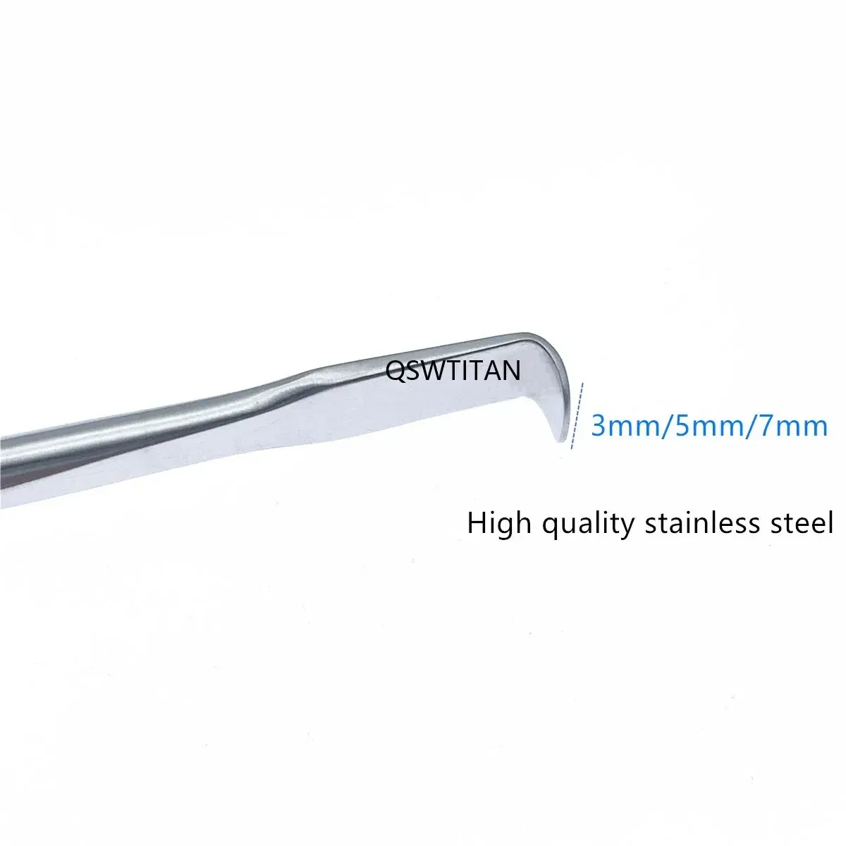 Color: green - Nerve Root Hook Retractor with wooden handle brain Bone Retractor Stainless Steel nerve pull hook
