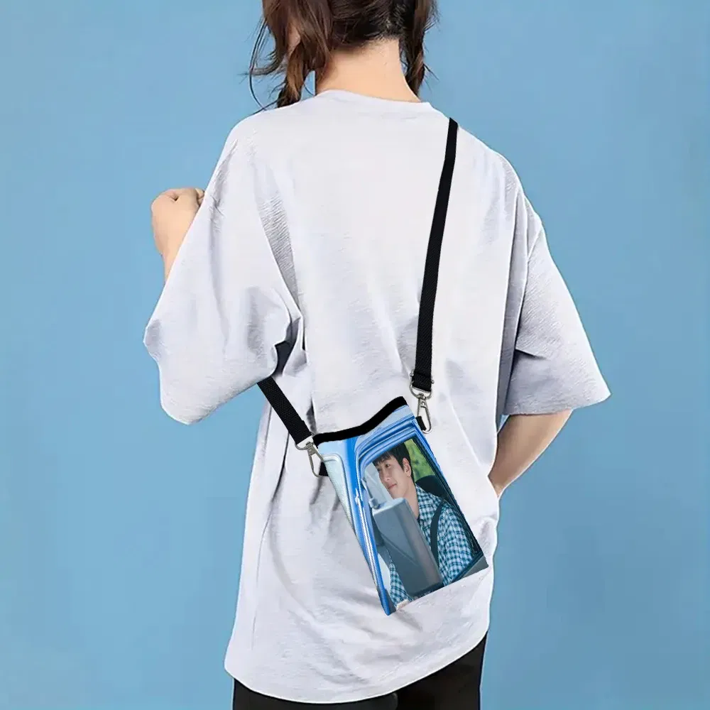 Color: Brown, Size: Extra Large - Ji Chang Wook Phone Bag Adjustable and Detachable Strap Designed for Women Crossbody Convertible ShoulderBag3.3