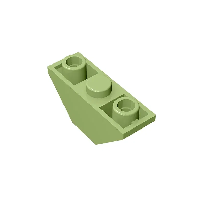 Color: VIOLET/?«?—?…° - Gobricks GDS-984 Slope, Inverted 45 3 x 1 Double compatible with lego 18759 2341 DIY Educational Building Blocks Technical