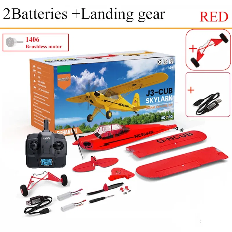 Color: Red - 2025 New Hot 2.4G RC Plane WLtoys A160 Upgraded Version Red 5CH 3D/6G Fixed Wing Aircraft Brushless Motor Outdoor Toys For Gift