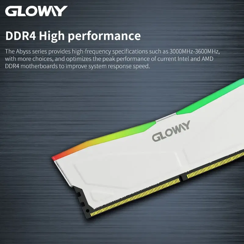 Memory Capacity: 16 GB - Gloway Memoria RAM 3200mhz 3600mhz RGB DDR4 (8GBX2pcs) Memory DIMM 16GBx2pcs For Computador Desktop