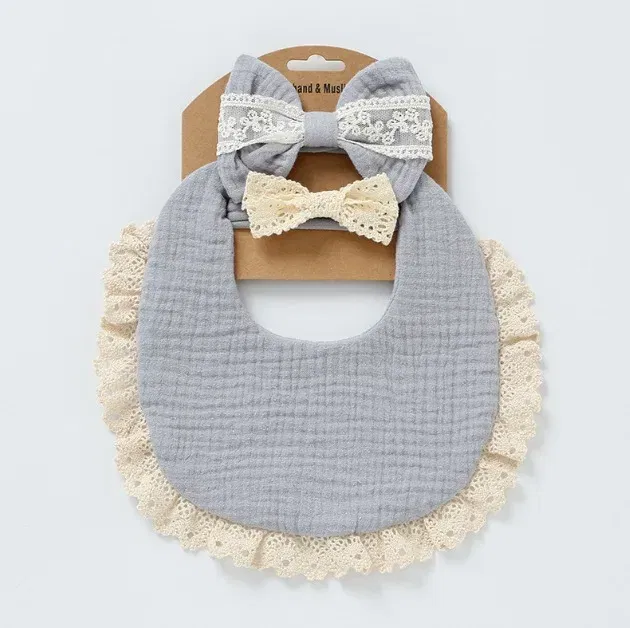 Color: SKY BLUE, Kid Size: 3M - Personalized embroidered baby bib, baby pure cotton gauze bib, mouth in water, baby anti spitting, newborn bib, men's and women'