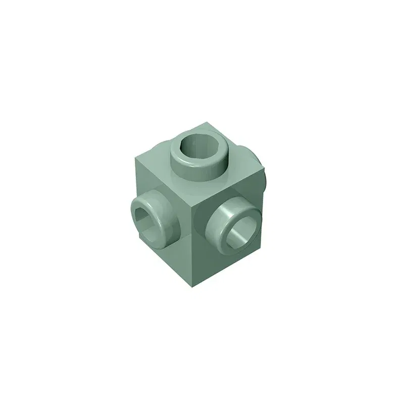 Color: Light Pink - Gobricks GDS-650 BRICK 1X1 W. 4 KNOBS compatible with lego 4733 children's DIY Educational Building Blocks Technical