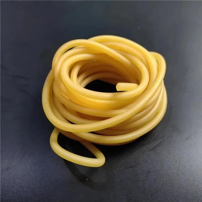 Color: Blue - Plain Colour Latex Slingshot Rubber Tube Hunting And Shooting High Elastic Accessories With A Diameter Of 2mm X 5mm/0.08 X 0.2in