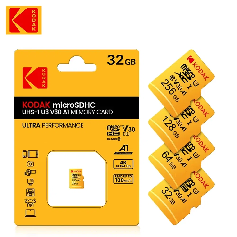 Capacity: 4GB - KODAK Micro SD Card Driving Recorder 64GB Memory Card For Mobile Phone PC Earphone Speaker HD Camera