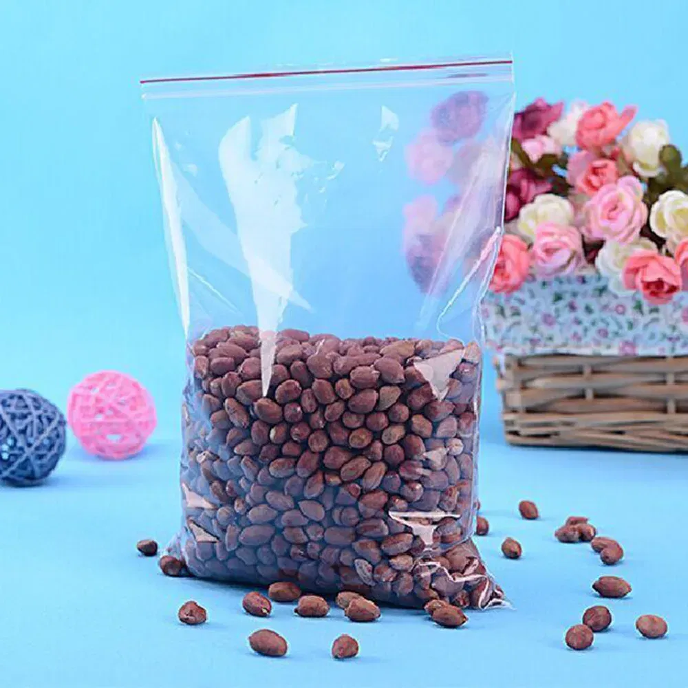 Color: Dark Khaki, Number of Pcs: 100Pcs, Specification: 20*28cm - 100pcs/pack Small Zip Lock Plastic Bags Reclosable Transparent Bag Shoe Bag Vacuum Storage Bag Food Storage Bag Poly Clear Bags