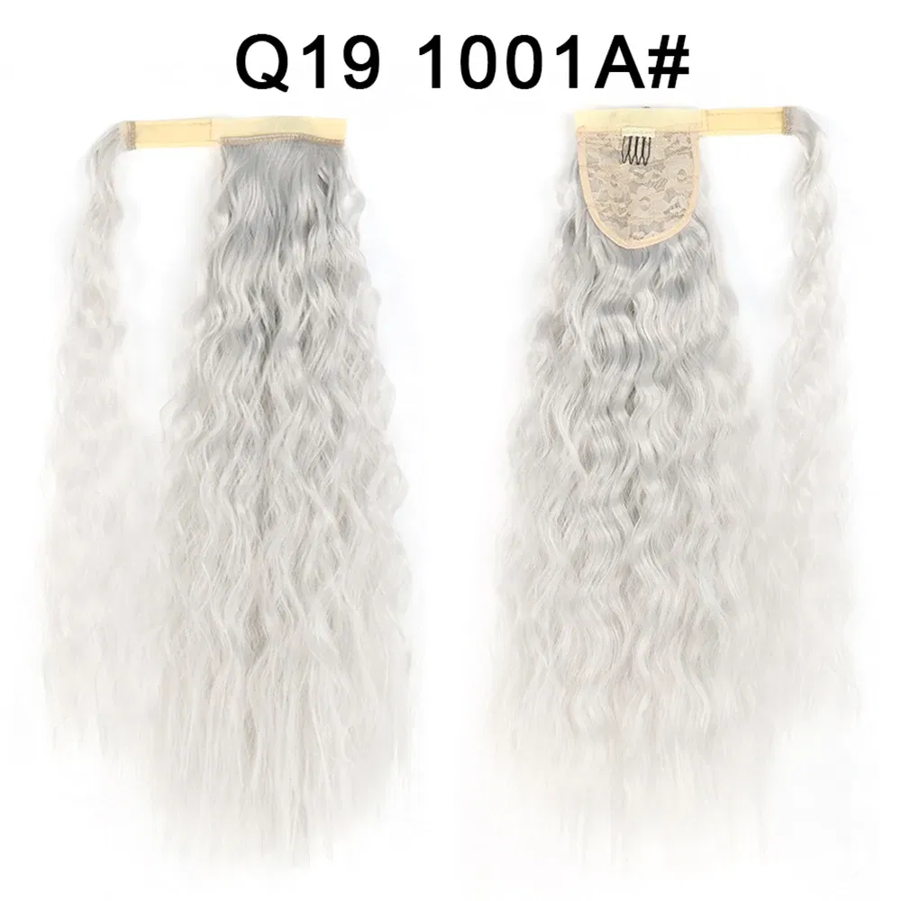 Color: P2/350 - LINWAN Synthetic Long Straight Wrap Around Clip In Ponytail Hair Extension Heat Reistan Pony Tail Fake Hair