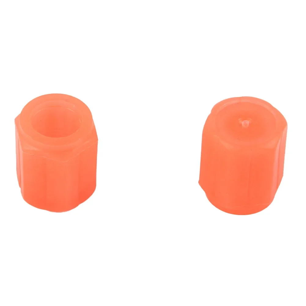 Color: MULTI, Ships From: CHINA - 4 PCS/Set Valve Covers Yellow Blue High-quality Luminous Bike Tire Valve Stem Cap Car Tire Valve Cap Orange Pink