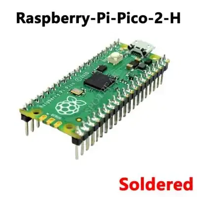 Color: Blue - Raspberry Pi Pico 2 RP2350 Pico2 Optional Pico2W 2 W ARM Cortex-M33 And RISC-V Hazard3 520KByte 4MByte QSPI Flash