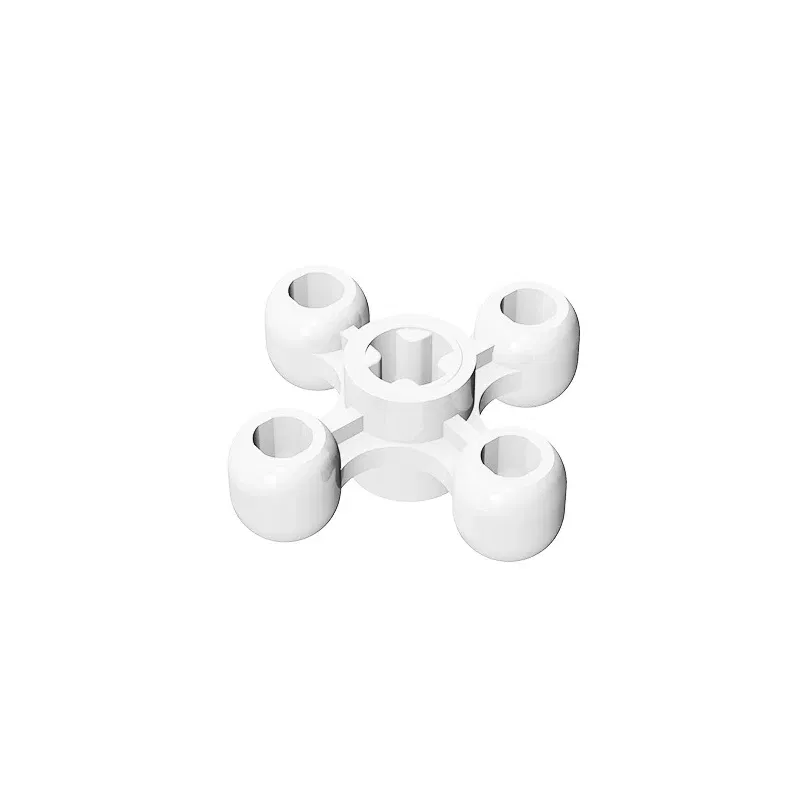 Color: WHITE - Gobricks GDS-1179 Technical Knob Cog / Gear / Wheel compatible lego 32072 children's DIY Educational Building Blocks Technical