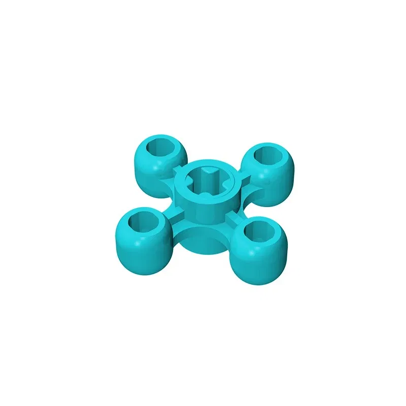 Color: WHITE - Gobricks GDS-1179 Technical Knob Cog / Gear / Wheel compatible  lego 32072 children's DIY Educational Building Blocks Technical