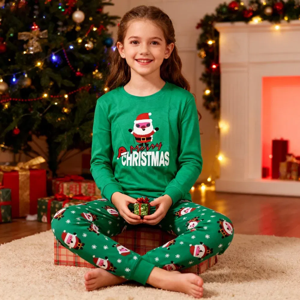 Color: black, Kid Size: 12t - Boys Pajamas Sets 3 to 4 5 6 7 10 12 Years Winter Cotton Long Sleeve Kids Pyjama Toddler Girl Christmas Pijama Children Clothing
