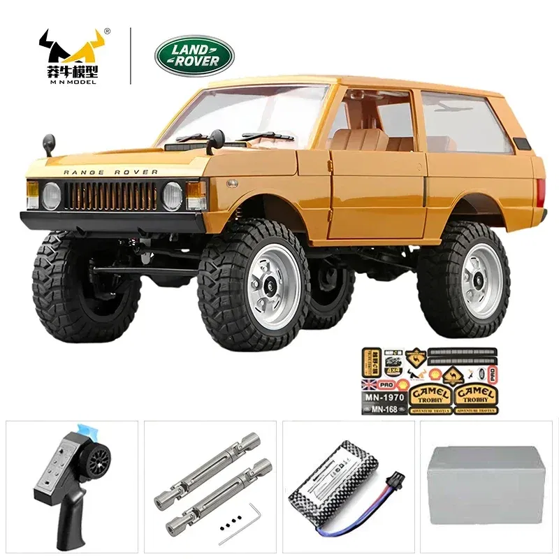 Color: light green - MN MN82 1:12 Retro Rc Car With LED Lights Full-scale Simulation LC79 Professional 4WD Remote Control Pickup RC Truck Model Toys