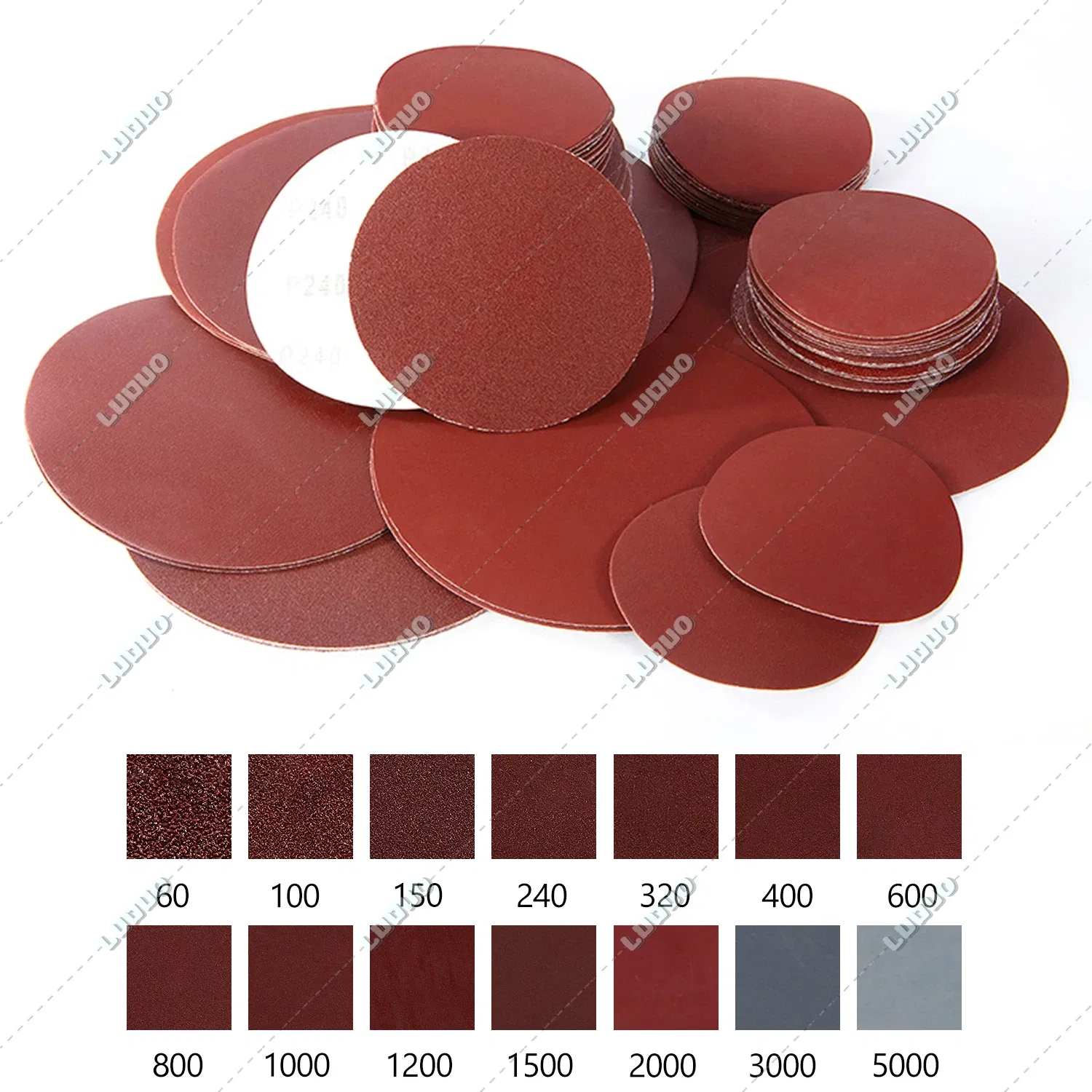 Color: Black, Ships From: CHINA, Model: 8000 - 2 3 4 5 6 Inch Round Sandpaper Disk Abrasive Polish Pad Plate Sanding Sheet Polishing Kit Grit Paper Discs Grit 60-5000