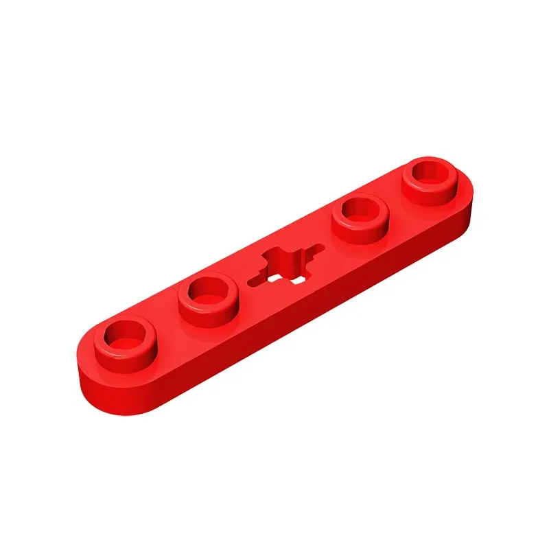 Color: light yellow - Gobricks GDS-900 Plate 2 x 4 Technical, Plate 1 x 5 with Smooth Ends, 4 Studs and Center Axle Hole compatible with lego 32124