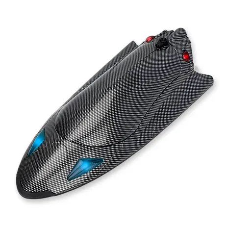 Color: black - Fy011 New 2.4g Adult Children Electric Speedboat Racing Water Toy Boat High-speed Turbojet Remote Control Boat Christmas Gift