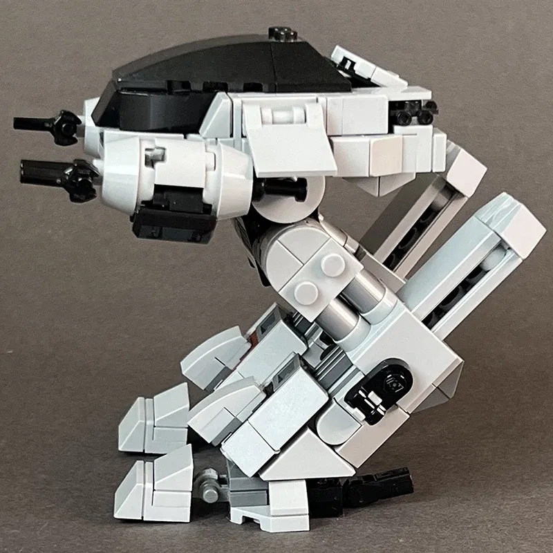 Buildmoc Movie Mech Police Robot 305PCS Bricks ED-209 Robots Model Building Blocks Toys for Children Birthday Gifts