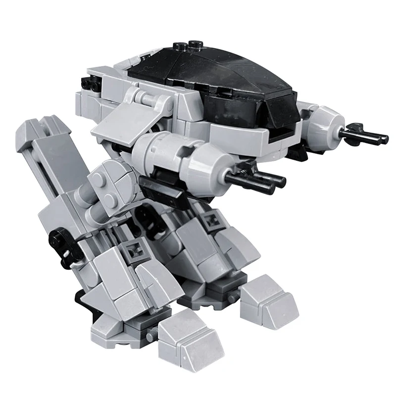 Buildmoc Movie Mech Police Robot 305PCS Bricks ED-209 Robots Model Building Blocks Toys for Children Birthday Gifts