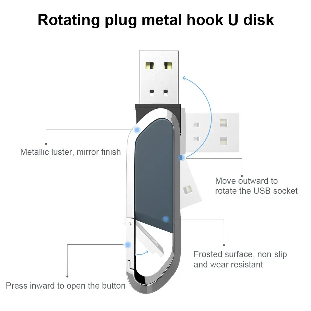 Color: black, Capacity: 128 GB - Hot Sale Metal USB Flash Drive 64gb Memory Stick Black Waterproof Pen Drive 128gb Personalized Portability Pendrive