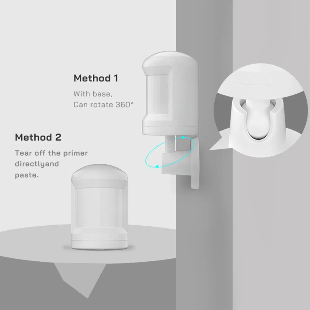 Color: PURPLE - Tuya Smart ZigBee 3.0 Battery Alexa PIR Motion Sensor Detector 5-7M 150?° Works with ZigBee BLE5.0 Bluetooth Mesh Gateway Hub