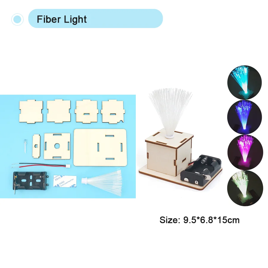 Color: Khaki - DIY Handmade Small Production Physical Model Assembly Craft Technology Science Experiment Educational Toy Project for School Kid