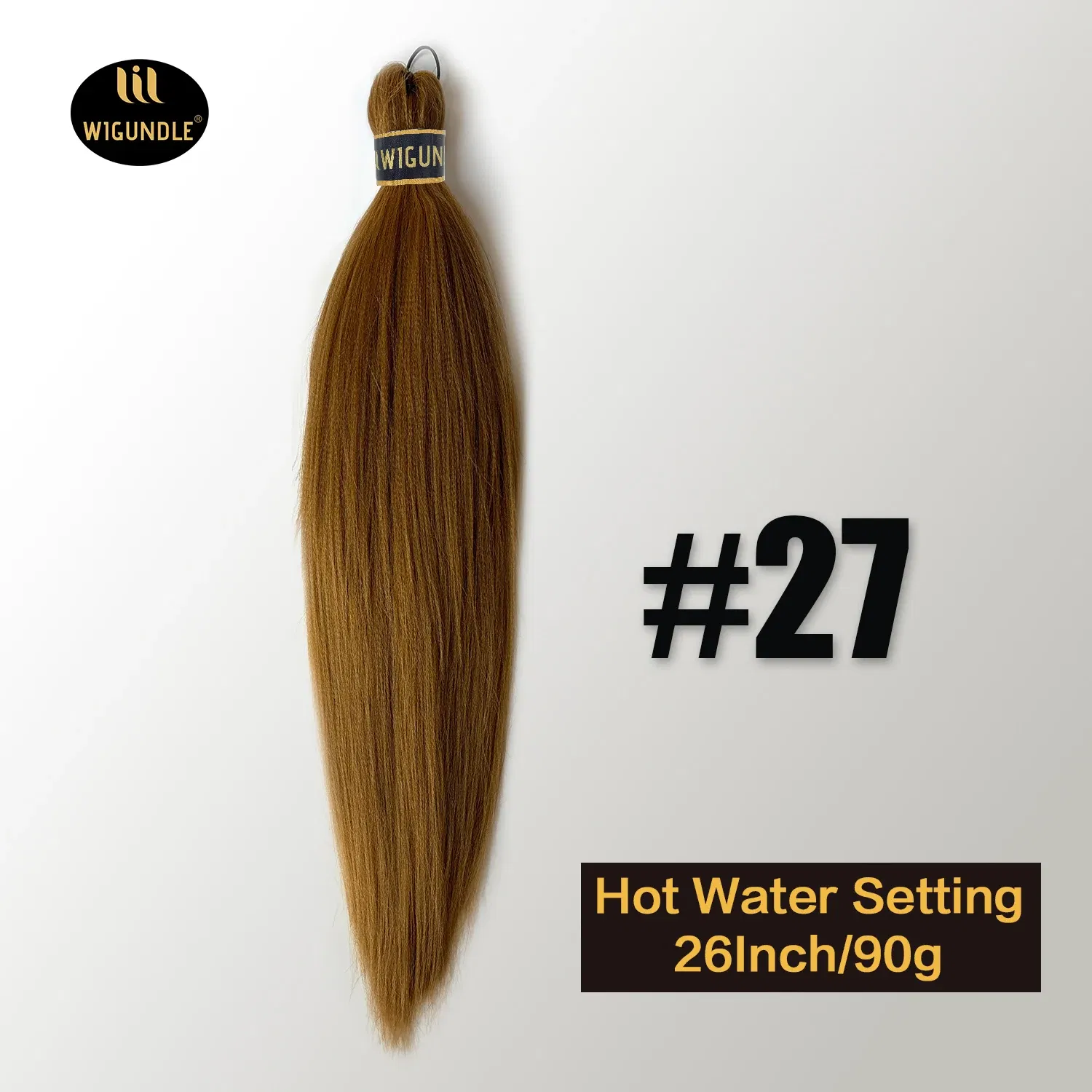 Color: Purple, Stretched Length: 26inches, Bulk Buy: 3Pcs/Lot - Kanekalon 26inch Hot Water Set Pre Stretched Jumbo Braiding Hair Box Twist Braids Synthetic Hair Extensions For Women Soft Yaki