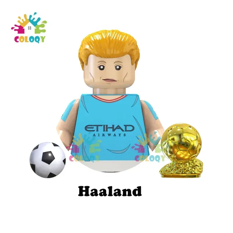 Color: Olive Green, Ships From: CHINA - Kids Toys World Famous Football Stars Building Blocks Sport Player Mini Action Figures Golden Cup Toys For Boys Christmas Gifts