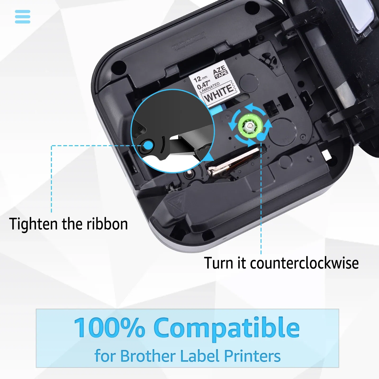 Color: LC, Width: 6mm - Greencycle 10PK TZe 231 Label cassettes Compatible for Brother Ptouch Printer Black on white Label tape 6mm 9mm 12mm 18mm 24mm