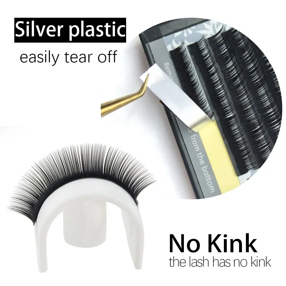 Thickness: 0.10mm, Curl: C, Length: MIX - NAGARAKU 6 Cases Classic Mix Eyelash Extension Natural Soft Supplies Synthetic Mink Individual 7-15 Mix 16 Lines High Quality