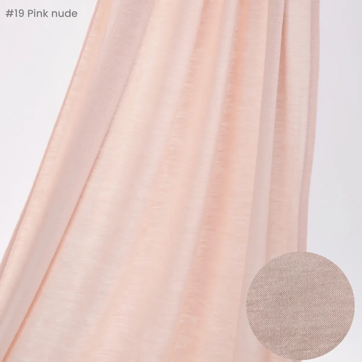 Color: Milky White - Premium Instant Jersey Hijab Scarf Solid Muslim Long Scarves Turban Shawl Elastic Cotton Arab Headscarf Head Wraps Saudi Hijabs