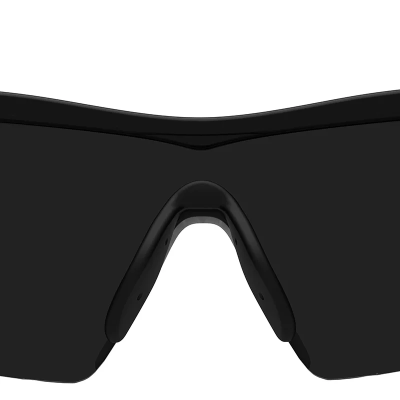 Lenses Color: GRAY, Frame Color: black - Anti-Impact, Through Cone-Shaped Military-Specific Shooting Glasses Ballistic Tactical Goggles Combat UV Protection Sunglasses
