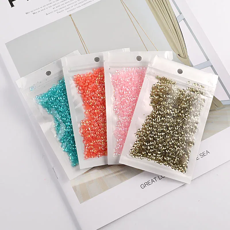 Color: DULL - 10g/pack 3mm Cup PVC Round Transparent Crystal Loose Sequins Sewing Wedding Craft Women Kids DIY Garment Nail Accessories