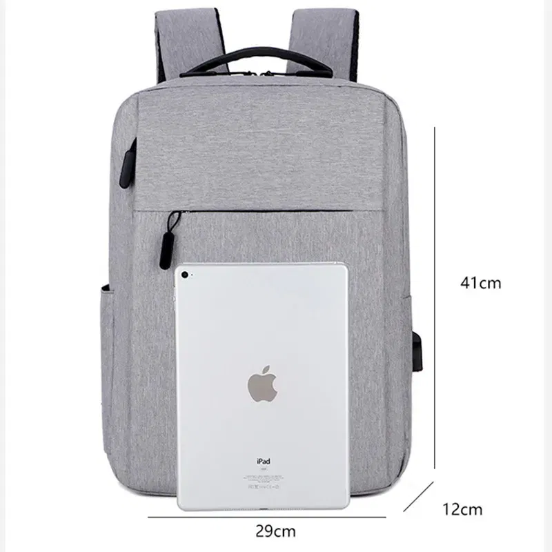 Color: SKY BLUE - 2024 New Leisure Outdoor Sports Backpack Fashion Business Travel 15.6inch Laptop Backpack Waterproof Anti-theft Student Backpack