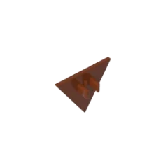 Color: Wood - Gobricks GDS-90176 Road Sign Clip-on 2.2 x 2.667 Triangular compatible with lego 30259,39728 Assembles Building Blocks