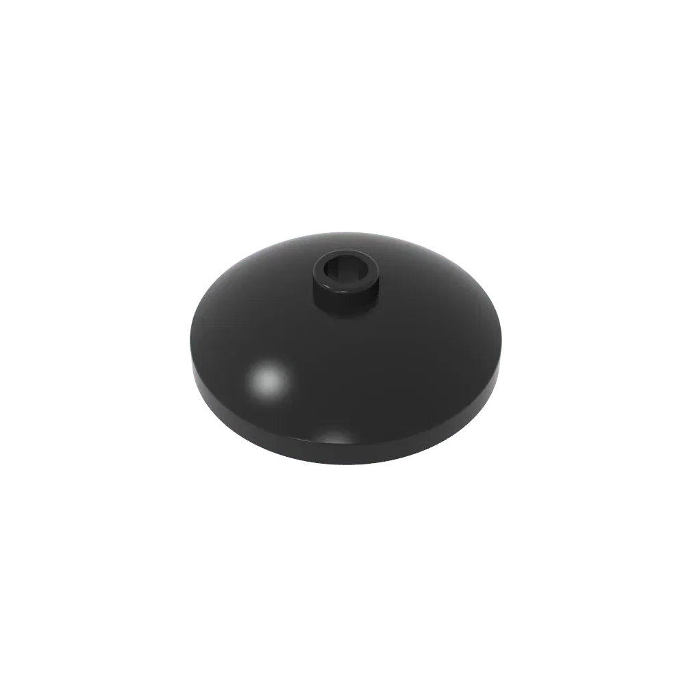 Color: black - Gobricks GDS-978 Dish 3 x 3 Inverted (Radar) compatible with lego 43898 35268 DIY Educational Building Blocks Technical
