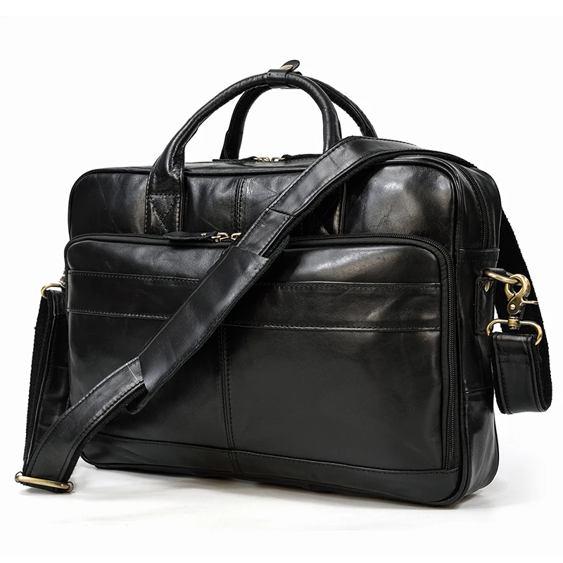 Color: green, Ships From: CHINA - Newsbirds Leather Men Briefcase Doctor Layer Business Man Laptop Bag 15 6 inches Genuine Leather Computer Bags Men Male Tote Bag