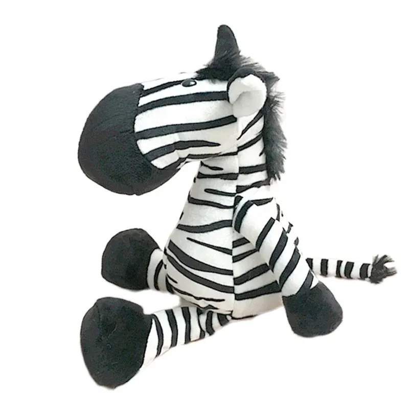 Color: Pink, Height: 11cm-30cm - Stuffed Plush Animals Toys Soft Dolls Jungle Lion Elephant Tiger Dog Fox Monkey Deer Children Gift Kawaii Baby Kids Hobbie Toys