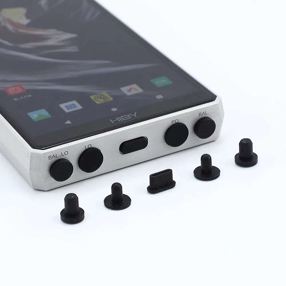 2Sets Anti Dust Plug for Hiby R8 / RS8 / R6 Pro / New R6 2020 / RS6 R6III R6Pro II 3.5MM 4.4MM Jack Type C