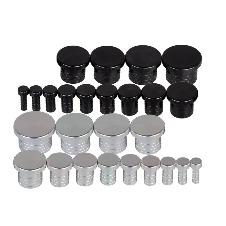 Color: Red - 8mm-32mm Alloy Aluminium Plug blow off valve Bov Blanking Plug Silicone Hose Blanking Plug 8 10 12 14 16 18 20 22 28 30 32 38mm